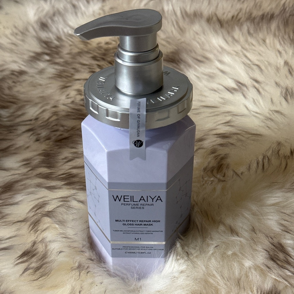 New Weilaiya High Gloss Hair Mask 450mL Anti frizzy & Keeps Color Last Longer